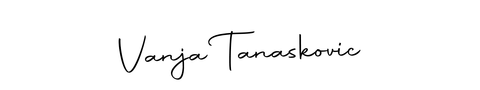 Vanja Tanaskovic stylish signature style. Best Handwritten Sign (Autography-DOLnW) for my name. Handwritten Signature Collection Ideas for my name Vanja Tanaskovic. Vanja Tanaskovic signature style 10 images and pictures png