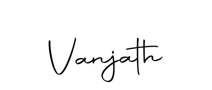 Vanjath stylish signature style. Best Handwritten Sign (Autography-DOLnW) for my name. Handwritten Signature Collection Ideas for my name Vanjath. Vanjath signature style 10 images and pictures png