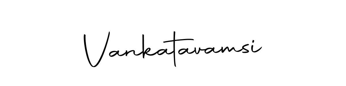 Create a beautiful signature design for name Vankatavamsi. With this signature (Autography-DOLnW) fonts, you can make a handwritten signature for free. Vankatavamsi signature style 10 images and pictures png