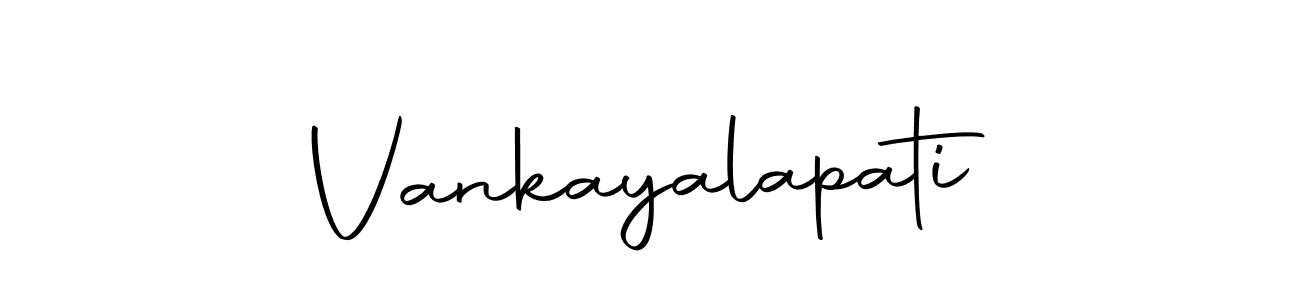 Make a beautiful signature design for name Vankayalapati. With this signature (Autography-DOLnW) style, you can create a handwritten signature for free. Vankayalapati signature style 10 images and pictures png