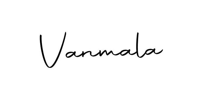 Use a signature maker to create a handwritten signature online. With this signature software, you can design (Autography-DOLnW) your own signature for name Vanmala. Vanmala signature style 10 images and pictures png