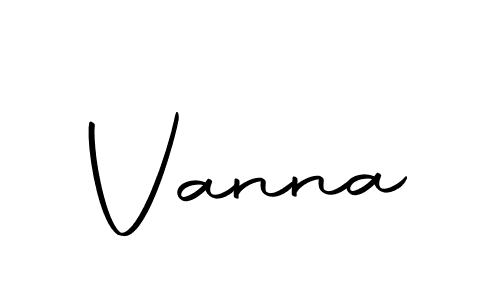 Create a beautiful signature design for name Vanna. With this signature (Autography-DOLnW) fonts, you can make a handwritten signature for free. Vanna signature style 10 images and pictures png