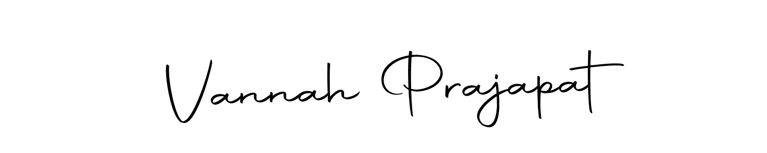 Make a beautiful signature design for name Vannah Prajapat. With this signature (Autography-DOLnW) style, you can create a handwritten signature for free. Vannah Prajapat signature style 10 images and pictures png