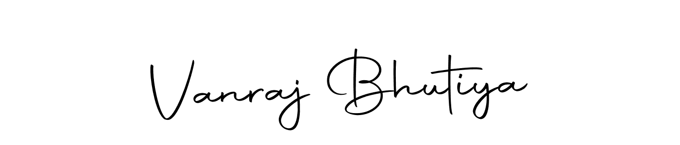if you are searching for the best signature style for your name Vanraj Bhutiya. so please give up your signature search. here we have designed multiple signature styles  using Autography-DOLnW. Vanraj Bhutiya signature style 10 images and pictures png