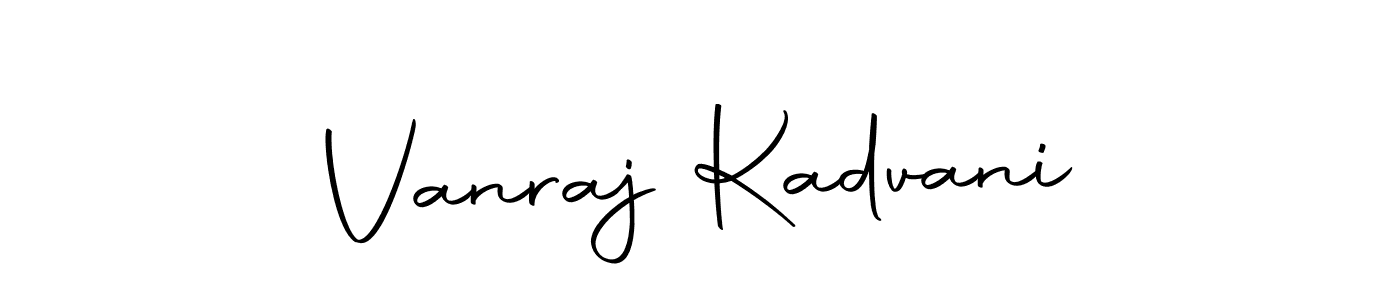 How to make Vanraj Kadvani signature? Autography-DOLnW is a professional autograph style. Create handwritten signature for Vanraj Kadvani name. Vanraj Kadvani signature style 10 images and pictures png