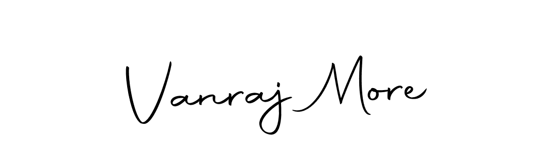 Make a beautiful signature design for name Vanraj More. Use this online signature maker to create a handwritten signature for free. Vanraj More signature style 10 images and pictures png