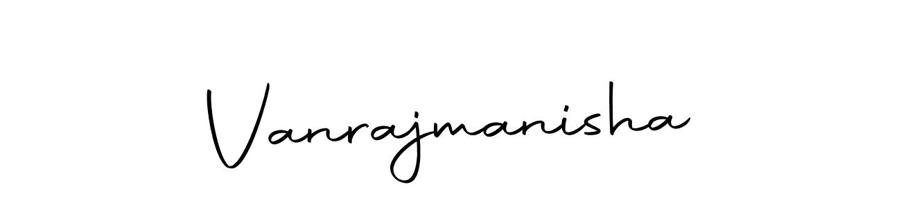 Use a signature maker to create a handwritten signature online. With this signature software, you can design (Autography-DOLnW) your own signature for name Vanrajmanisha. Vanrajmanisha signature style 10 images and pictures png