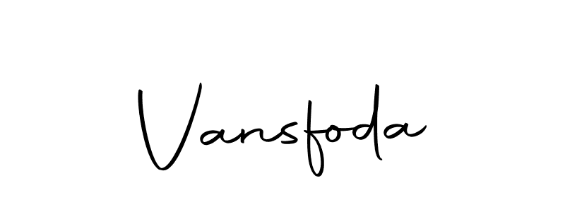 How to make Vansfoda name signature. Use Autography-DOLnW style for creating short signs online. This is the latest handwritten sign. Vansfoda signature style 10 images and pictures png