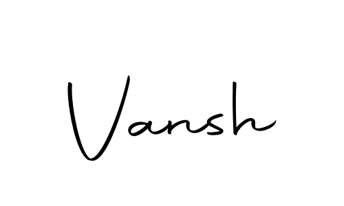 Also we have Vansh name is the best signature style. Create professional handwritten signature collection using Autography-DOLnW autograph style. Vansh signature style 10 images and pictures png