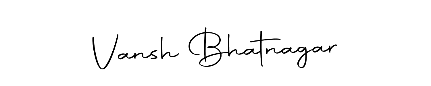 Make a beautiful signature design for name Vansh Bhatnagar. Use this online signature maker to create a handwritten signature for free. Vansh Bhatnagar signature style 10 images and pictures png
