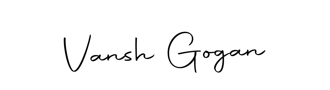 if you are searching for the best signature style for your name Vansh Gogan. so please give up your signature search. here we have designed multiple signature styles  using Autography-DOLnW. Vansh Gogan signature style 10 images and pictures png