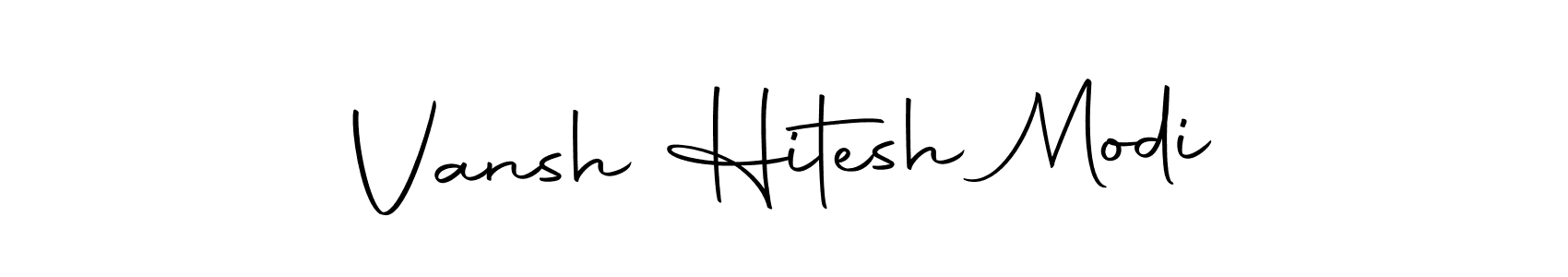 It looks lik you need a new signature style for name Vansh Hitesh Modi. Design unique handwritten (Autography-DOLnW) signature with our free signature maker in just a few clicks. Vansh Hitesh Modi signature style 10 images and pictures png