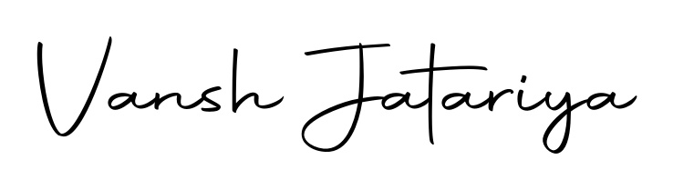Enhance your business communications with Vansh Jatariya signature in Autography-DOLnW lettering. Clean, modern, and universally compatible. Vansh Jatariya signature style 10 images and pictures png