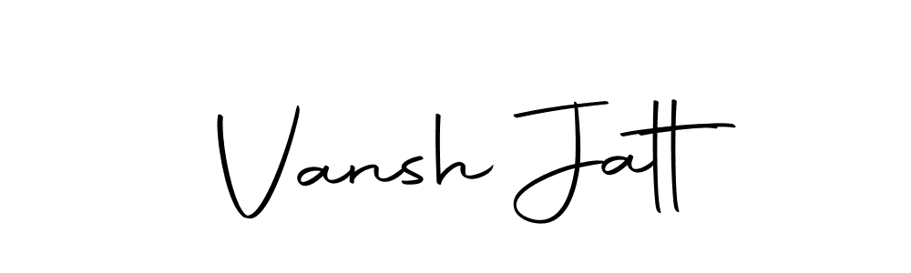 You can use this online signature creator to create a handwritten signature for the name Vansh Jatt. This is the best online autograph maker. Vansh Jatt signature style 10 images and pictures png