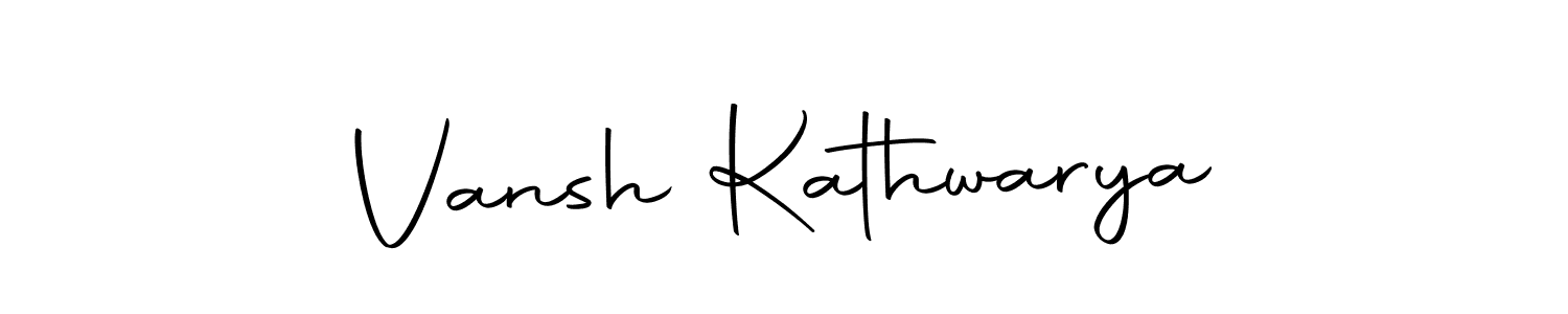 Autography-DOLnW is a professional signature style that is perfect for those who want to add a touch of class to their signature. It is also a great choice for those who want to make their signature more unique. Get Vansh Kathwarya name to fancy signature for free. Vansh Kathwarya signature style 10 images and pictures png