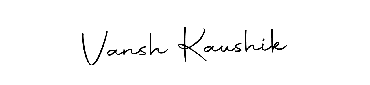 Vansh Kaushik stylish signature style. Best Handwritten Sign (Autography-DOLnW) for my name. Handwritten Signature Collection Ideas for my name Vansh Kaushik. Vansh Kaushik signature style 10 images and pictures png