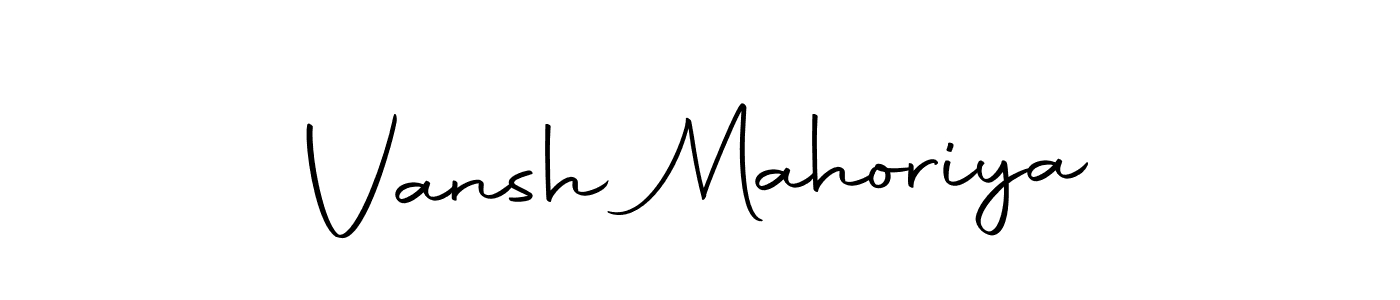 You should practise on your own different ways (Autography-DOLnW) to write your name (Vansh Mahoriya) in signature. don't let someone else do it for you. Vansh Mahoriya signature style 10 images and pictures png