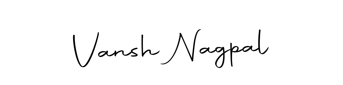 The best way (Autography-DOLnW) to make a short signature is to pick only two or three words in your name. The name Vansh Nagpal include a total of six letters. For converting this name. Vansh Nagpal signature style 10 images and pictures png