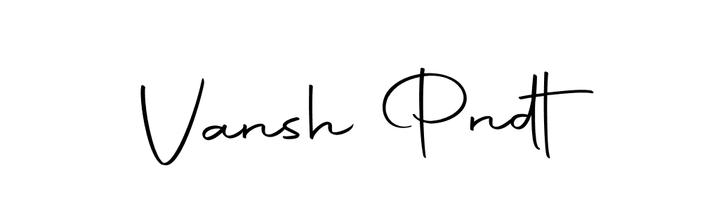 Make a short Vansh Pndt signature style. Manage your documents anywhere anytime using Autography-DOLnW. Create and add eSignatures, submit forms, share and send files easily. Vansh Pndt signature style 10 images and pictures png