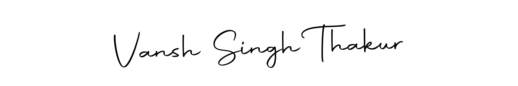 The best way (Autography-DOLnW) to make a short signature is to pick only two or three words in your name. The name Vansh Singh Thakur include a total of six letters. For converting this name. Vansh Singh Thakur signature style 10 images and pictures png