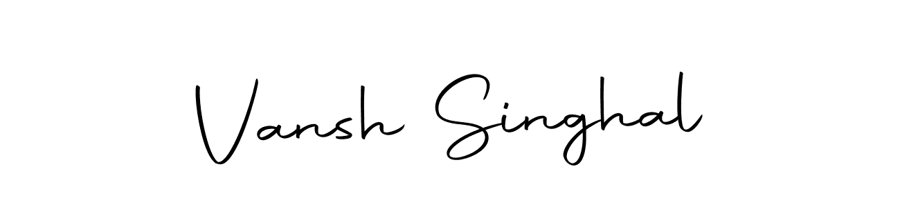 The best way (Autography-DOLnW) to make a short signature is to pick only two or three words in your name. The name Vansh Singhal include a total of six letters. For converting this name. Vansh Singhal signature style 10 images and pictures png