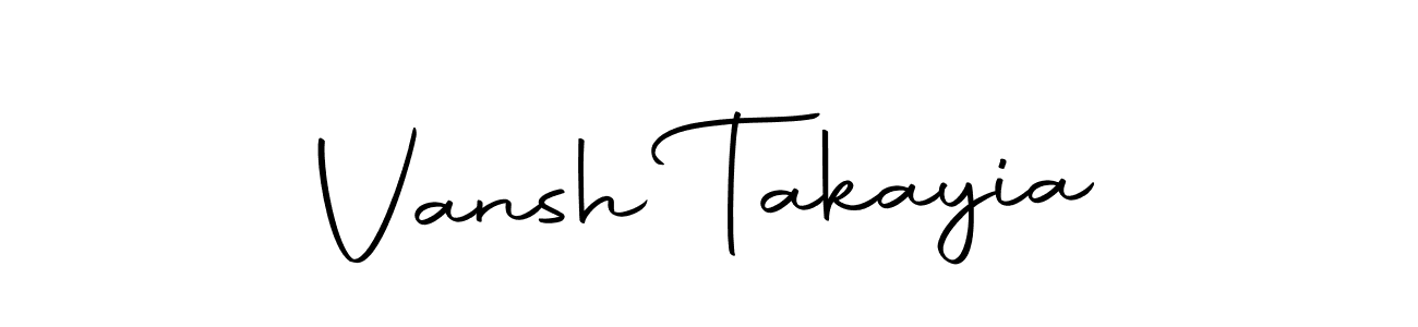 The best way (Autography-DOLnW) to make a short signature is to pick only two or three words in your name. The name Vansh Takayia include a total of six letters. For converting this name. Vansh Takayia signature style 10 images and pictures png