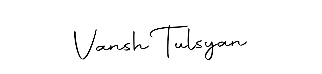 Similarly Autography-DOLnW is the best handwritten signature design. Signature creator online .You can use it as an online autograph creator for name Vansh Tulsyan. Vansh Tulsyan signature style 10 images and pictures png