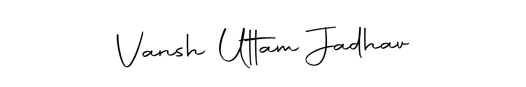 The best way (Autography-DOLnW) to make a short signature is to pick only two or three words in your name. The name Vansh Uttam Jadhav include a total of six letters. For converting this name. Vansh Uttam Jadhav signature style 10 images and pictures png