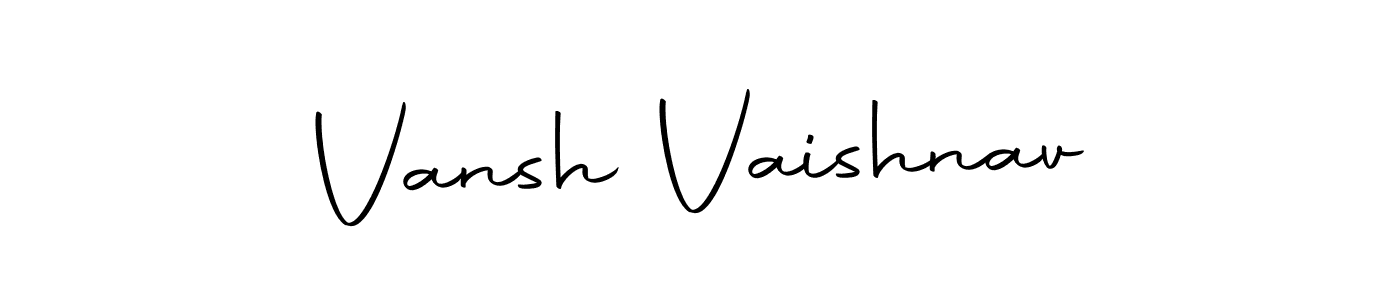 The best way (Autography-DOLnW) to make a short signature is to pick only two or three words in your name. The name Vansh Vaishnav include a total of six letters. For converting this name. Vansh Vaishnav signature style 10 images and pictures png