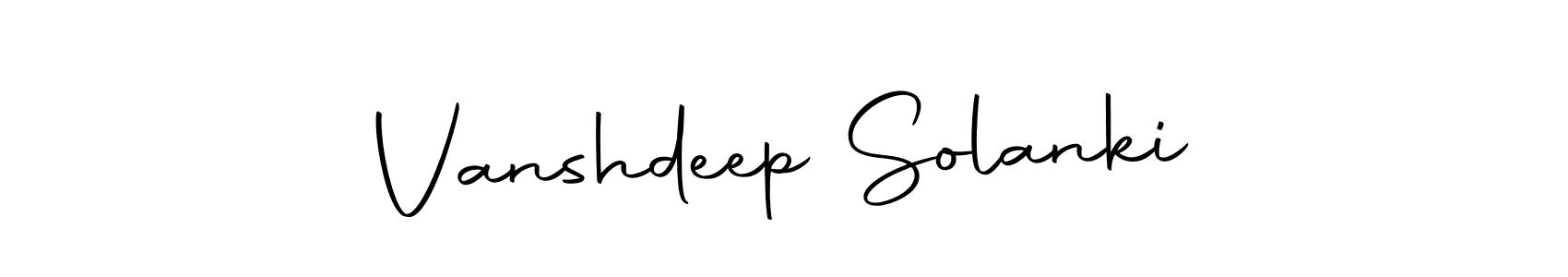 How to make Vanshdeep Solanki signature? Autography-DOLnW is a professional autograph style. Create handwritten signature for Vanshdeep Solanki name. Vanshdeep Solanki signature style 10 images and pictures png