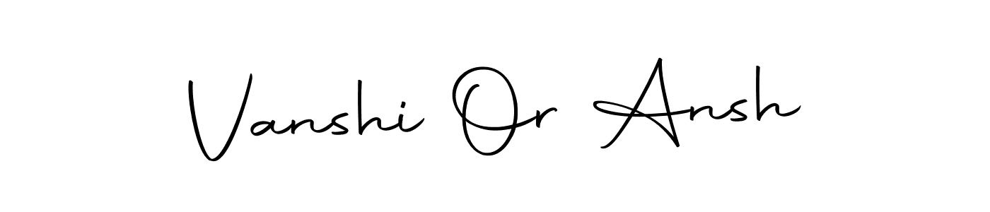 if you are searching for the best signature style for your name Vanshi Or Ansh. so please give up your signature search. here we have designed multiple signature styles  using Autography-DOLnW. Vanshi Or Ansh signature style 10 images and pictures png