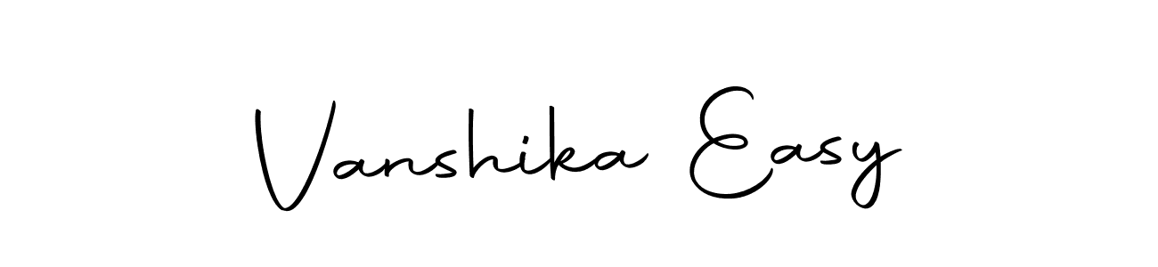 if you are searching for the best signature style for your name Vanshika Easy. so please give up your signature search. here we have designed multiple signature styles  using Autography-DOLnW. Vanshika Easy signature style 10 images and pictures png