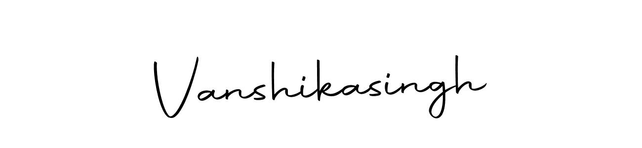 How to make Vanshikasingh signature? Autography-DOLnW is a professional autograph style. Create handwritten signature for Vanshikasingh name. Vanshikasingh signature style 10 images and pictures png