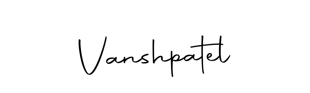 How to make Vanshpatel signature? Autography-DOLnW is a professional autograph style. Create handwritten signature for Vanshpatel name. Vanshpatel signature style 10 images and pictures png