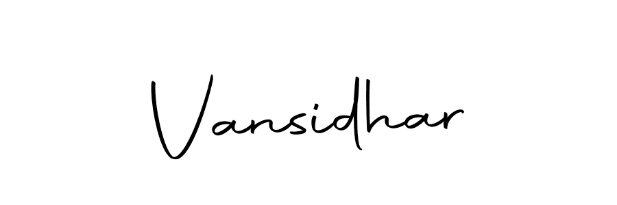 You should practise on your own different ways (Autography-DOLnW) to write your name (Vansidhar) in signature. don't let someone else do it for you. Vansidhar signature style 10 images and pictures png