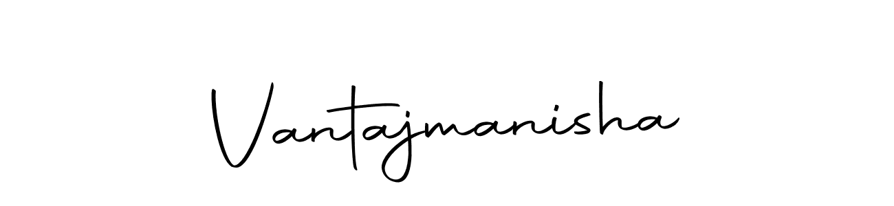 Design your own signature with our free online signature maker. With this signature software, you can create a handwritten (Autography-DOLnW) signature for name Vantajmanisha. Vantajmanisha signature style 10 images and pictures png
