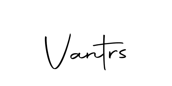 Design your own signature with our free online signature maker. With this signature software, you can create a handwritten (Autography-DOLnW) signature for name Vantrs. Vantrs signature style 10 images and pictures png