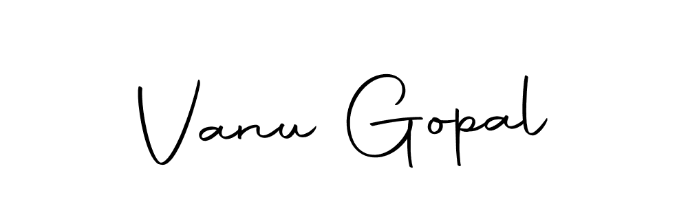 Design your own signature with our free online signature maker. With this signature software, you can create a handwritten (Autography-DOLnW) signature for name Vanu Gopal. Vanu Gopal signature style 10 images and pictures png