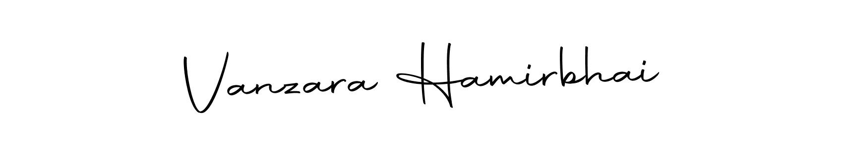 Use a signature maker to create a handwritten signature online. With this signature software, you can design (Autography-DOLnW) your own signature for name Vanzara Hamirbhai. Vanzara Hamirbhai signature style 10 images and pictures png