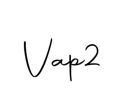 Create a beautiful signature design for name Vap2. With this signature (Autography-DOLnW) fonts, you can make a handwritten signature for free. Vap2 signature style 10 images and pictures png