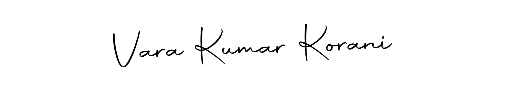 How to make Vara Kumar Korani signature? Autography-DOLnW is a professional autograph style. Create handwritten signature for Vara Kumar Korani name. Vara Kumar Korani signature style 10 images and pictures png