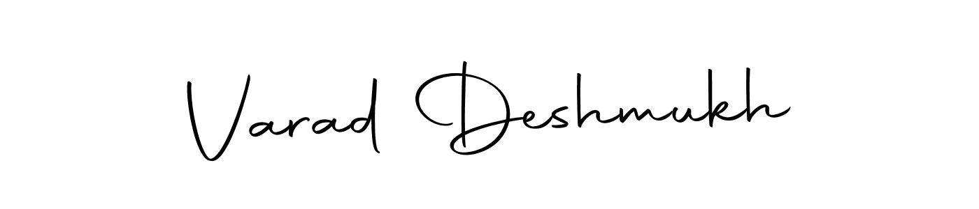 Design your own signature with our free online signature maker. With this signature software, you can create a handwritten (Autography-DOLnW) signature for name Varad Deshmukh. Varad Deshmukh signature style 10 images and pictures png