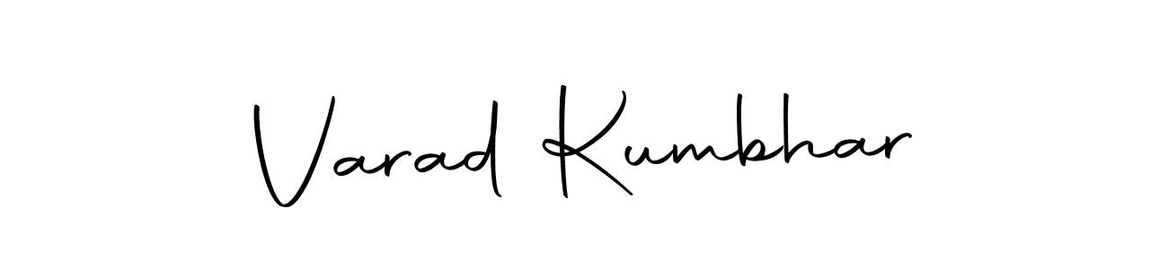Varad Kumbhar stylish signature style. Best Handwritten Sign (Autography-DOLnW) for my name. Handwritten Signature Collection Ideas for my name Varad Kumbhar. Varad Kumbhar signature style 10 images and pictures png