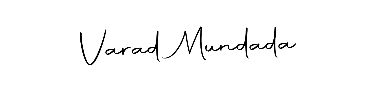 Also we have Varad Mundada name is the best signature style. Create professional handwritten signature collection using Autography-DOLnW autograph style. Varad Mundada signature style 10 images and pictures png