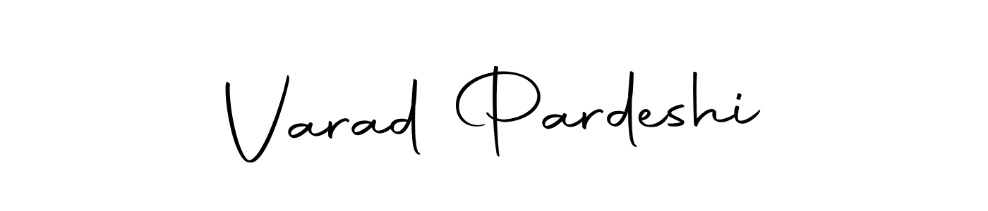 Varad Pardeshi stylish signature style. Best Handwritten Sign (Autography-DOLnW) for my name. Handwritten Signature Collection Ideas for my name Varad Pardeshi. Varad Pardeshi signature style 10 images and pictures png