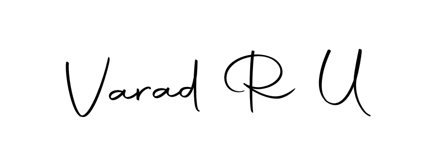 Varad R U stylish signature style. Best Handwritten Sign (Autography-DOLnW) for my name. Handwritten Signature Collection Ideas for my name Varad R U. Varad R U signature style 10 images and pictures png