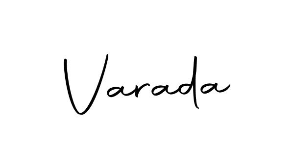 Varada stylish signature style. Best Handwritten Sign (Autography-DOLnW) for my name. Handwritten Signature Collection Ideas for my name Varada. Varada signature style 10 images and pictures png