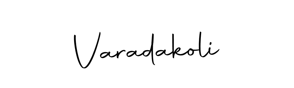 Use a signature maker to create a handwritten signature online. With this signature software, you can design (Autography-DOLnW) your own signature for name Varadakoli. Varadakoli signature style 10 images and pictures png