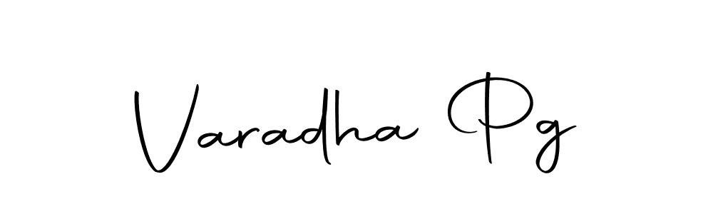 How to make Varadha Pg name signature. Use Autography-DOLnW style for creating short signs online. This is the latest handwritten sign. Varadha Pg signature style 10 images and pictures png