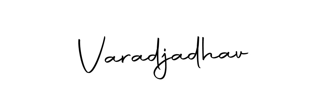 You can use this online signature creator to create a handwritten signature for the name Varadjadhav. This is the best online autograph maker. Varadjadhav signature style 10 images and pictures png